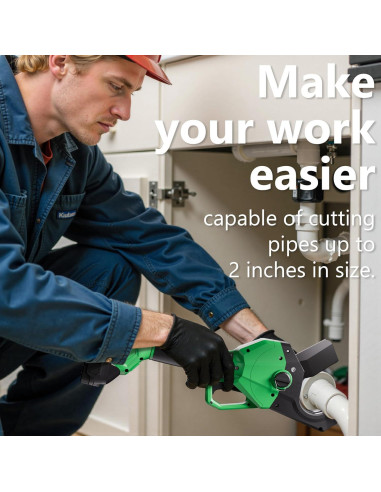 Cortadora de Tubos Eléctrica NEXON 18V para PVC y Plástico