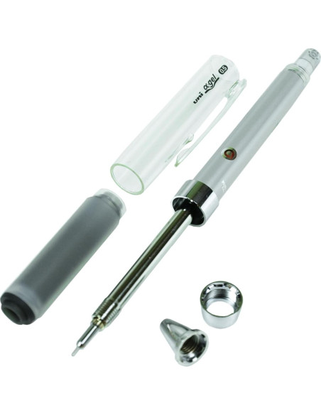 Lápiz Mecánico Uni Kuru Toga 0.5 mm Negro con Agarre Alpha Gel