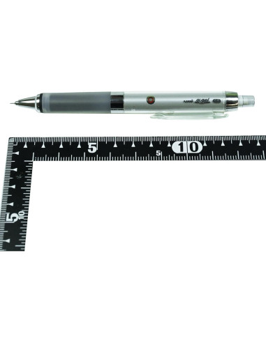 Lápiz Mecánico Uni Kuru Toga 0.5 mm Negro con Agarre Alpha Gel