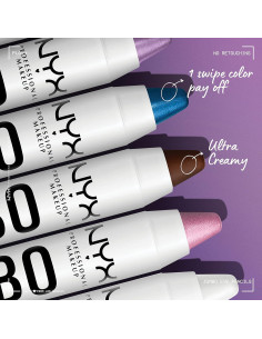 Lápiz Jumbo de Ojos NYX 608 Queso Cottage - Delineador y Sombra 2