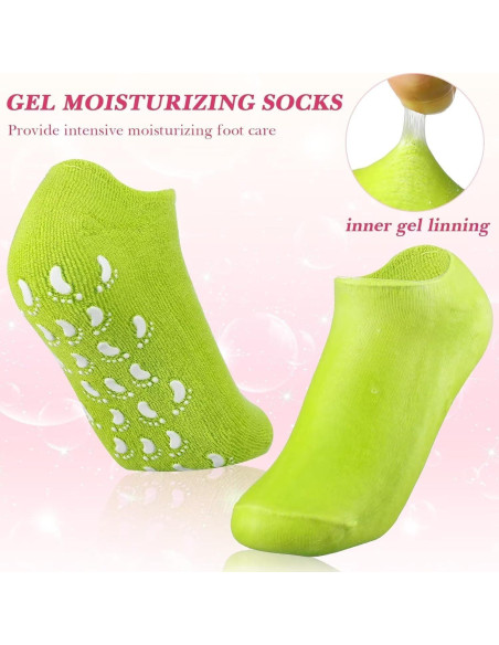 Calcetines de Gel Hidratantes SZCQ para Pies Secos y Agrietados