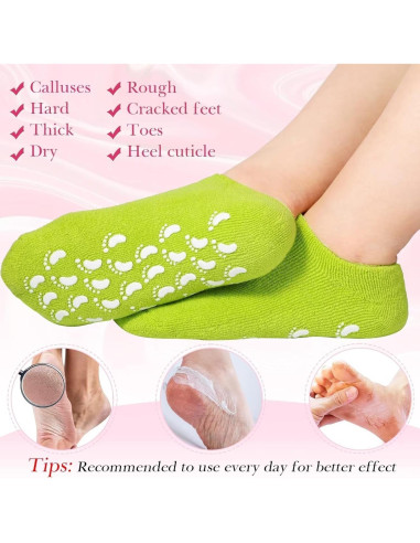 Calcetines de Gel Hidratantes SZCQ para Pies Secos y Agrietados