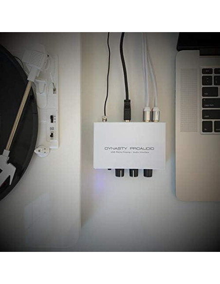 Preamplificador USB Dynasty ProAudio UA2D RIAA Bajo Ruido