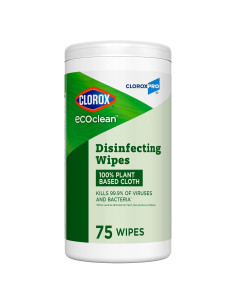 Toallitas Desinfectantes Clorox EcoClean 75 Unidades a Base de Plantas