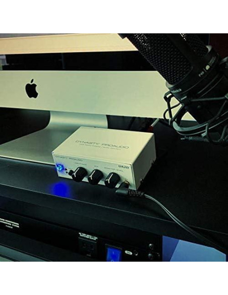 Preamplificador USB Dynasty ProAudio UA2D RIAA Bajo Ruido