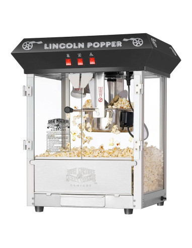 Máquina de Palomitas Great Northern 8oz Negra Encimera