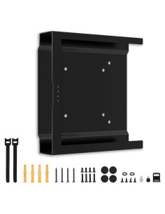 Soporte VESA para HP Mini PC Varghesyla Ajustable Negro