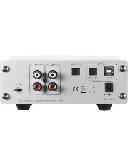 Convertidor Digital a Analógico Soundavo HP-DAC1 USB S/PDIF