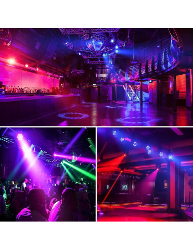 Luz Par LED RGBWA 70W OPPSK 7LEDs para Eventos