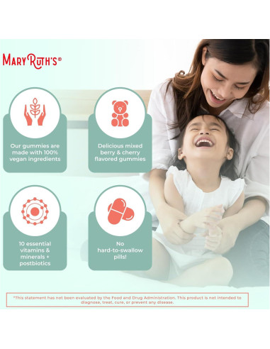 Gominolas Multivitamínicas MaryRuth para Niños 60 Porciones