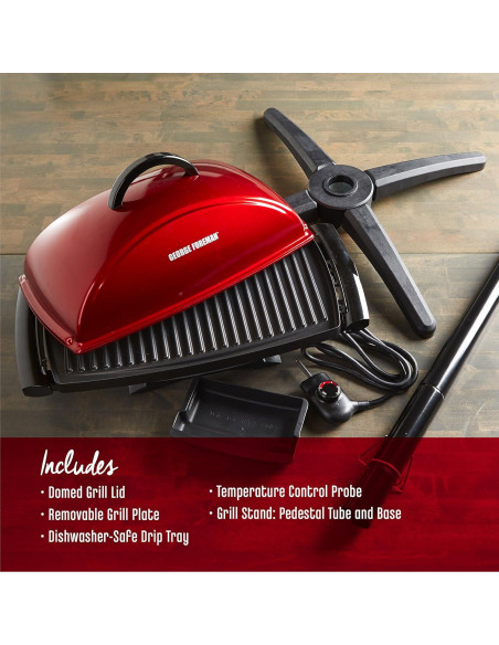 Parrilla Eléctrica George Foreman 1290 cm Antiadherente