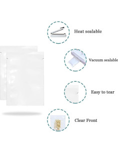 Bolsas Plásticas PABCK 300 Unidades 13.9x20.1 cm Sellables 2