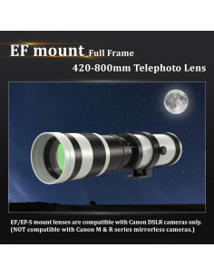 Lente Telefoto 420-800mm BENOISON para Canon DSLR 2