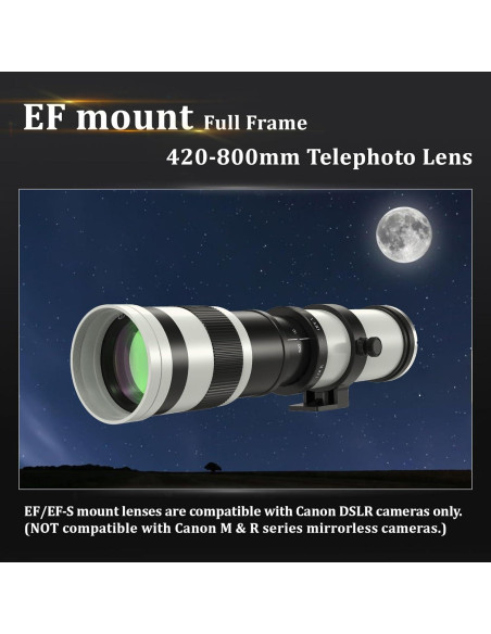 Lente Telefoto 420-800mm BENOISON para Canon DSLR Lente Telefoto 420-800mm BENOISON para Canon DSLR