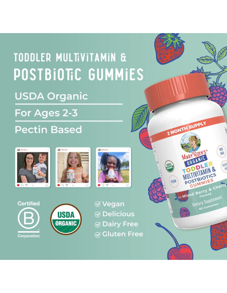 Gominolas Multivitamínicas MaryRuth para Niños 60 Porciones Gominolas Multivitamínicas MaryRuth para Niños 60 Porciones