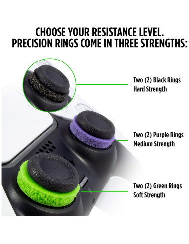 Anillos de Precisión KontrolFreek para PS4, PS5, Xbox y Switch