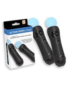 Agarre de Silicona Texturizada RDS para PS Move - Negro