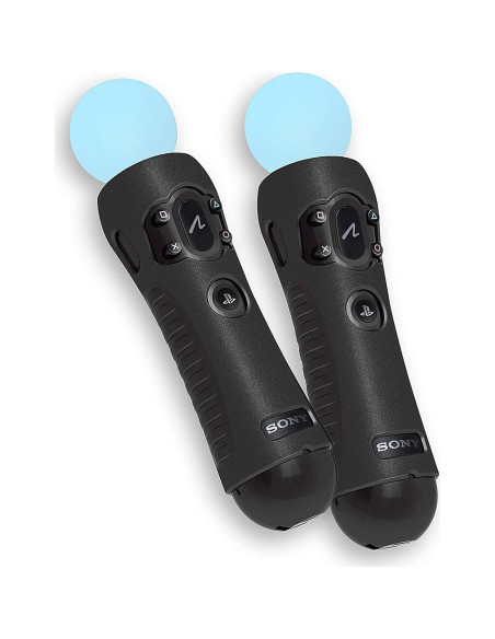 Agarre de Silicona Texturizada RDS para PS Move - Negro