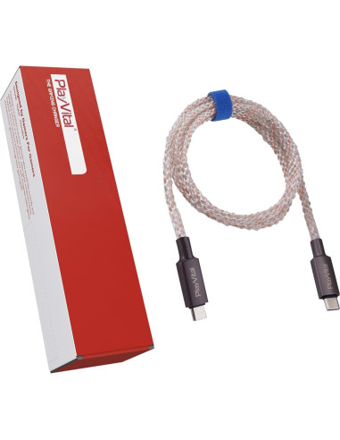Cable de Carga Iluminado PlayVital 2M Tipo C para PS5/Xbox