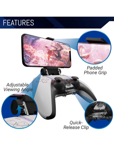 Soporte Ajustable para Móvil Orzly PS5 - Compatible DualSense