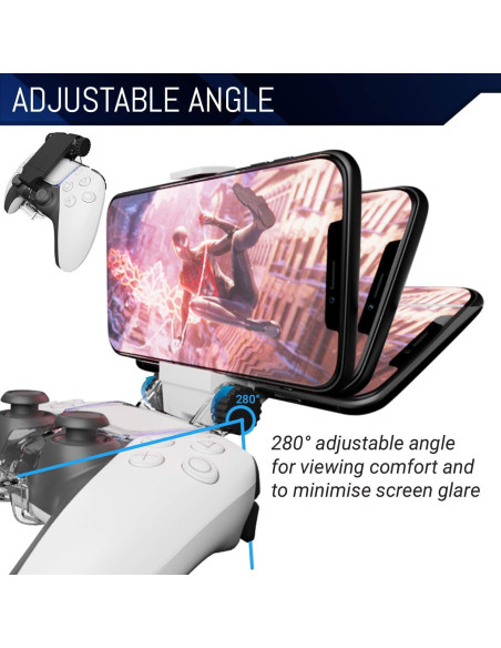 Soporte Ajustable para Móvil Orzly PS5 - Compatible DualSense