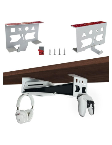 Soporte de Aluminio Chanvoo para PS5 y Controlador - Blanco