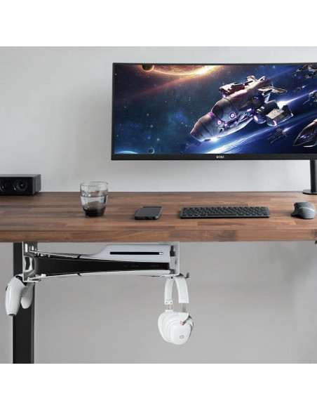 Soporte de Aluminio Chanvoo para PS5 y Controlador - Blanco