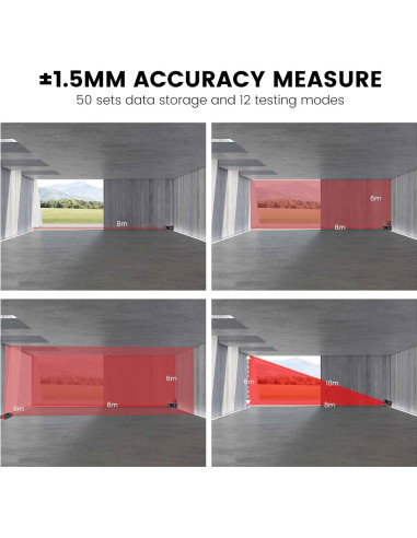 Buscador de Estudio KOLSOL 3 en 1 con Medida Láser 60 m