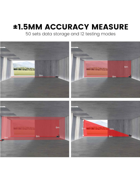 Buscador de Estudio KOLSOL 3 en 1 con Medida Láser 60 m