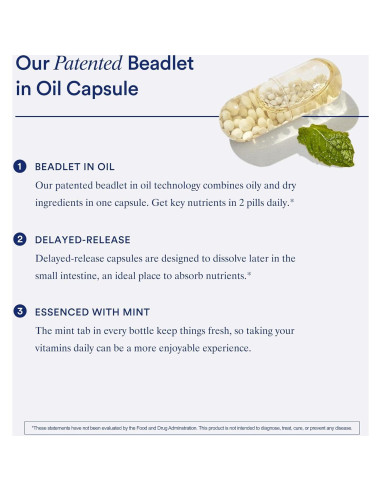 Multivitamina Ritual para Mujeres 50+ con Omega-3 y Vitamina D3