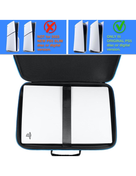 Funda Dura Zadii para PS5 Original con Accesorios