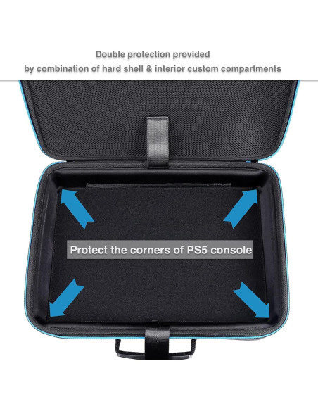 Funda Dura Zadii para PS5 Original con Accesorios