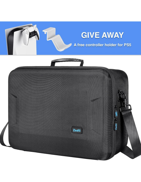 Funda Dura Zadii para PS5 Original con Accesorios
