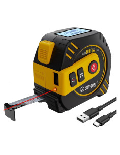 Cinta Métrica Láser 2-en-1 SG SURGOAL 80m y 5m Precisión