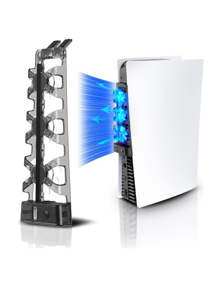 Ventilador de Enfriamiento NexiGo PS5 con Luz LED Azul