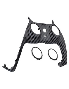 Carcasa decorativa eXtremeRate PS5 Patrón fibra carbono