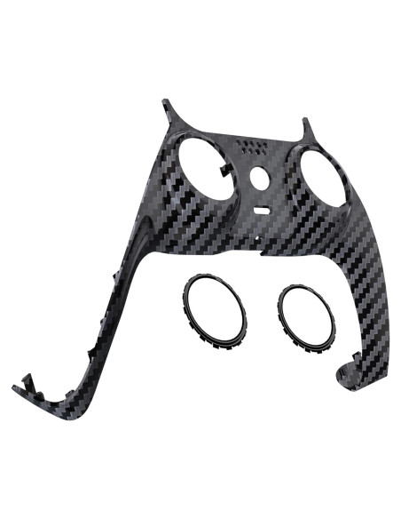 Carcasa decorativa eXtremeRate PS5 Patrón fibra carbono