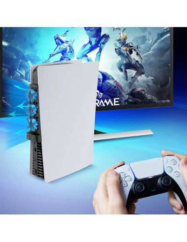 Ventilador de Enfriamiento NexiGo PS5 con Luz LED Azul