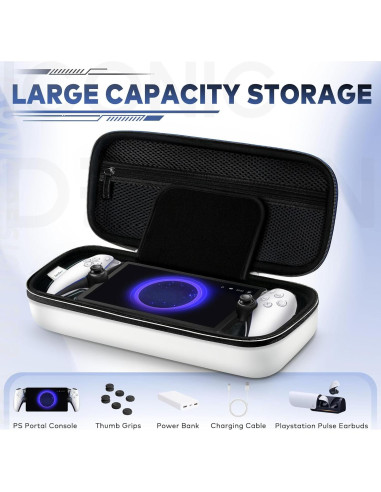 Funda iVoler para PlayStation Portal - Viaje Antigolpes Blanca