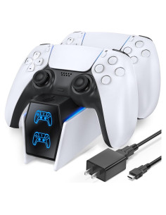 Cargador Rápido OIVO para Controladores PS5 - Estación Dual