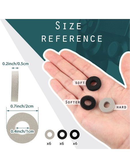 Anillos de Precisión Zonon 18 Piezas para Controladores