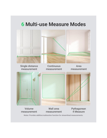 Cinta Métrica 2-en-1 XCOOL SW-TM60B 60m y 3m con Láser
