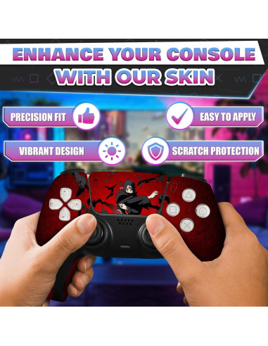 Piel de Anime para PS5 VIKROM Itachi - Vinilo Resistente