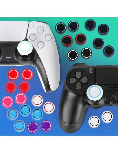 Agarres de Joystick PS5/PS4 Gepicest 2T-B1 16 Piezas