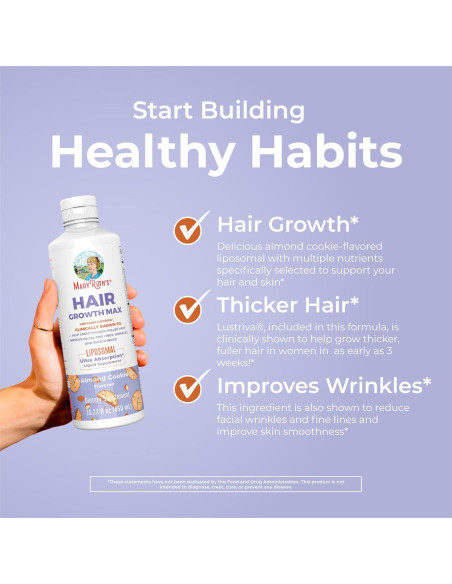 MaryRuth Organics Crecimiento Cabello MAX Liposomal 450ml