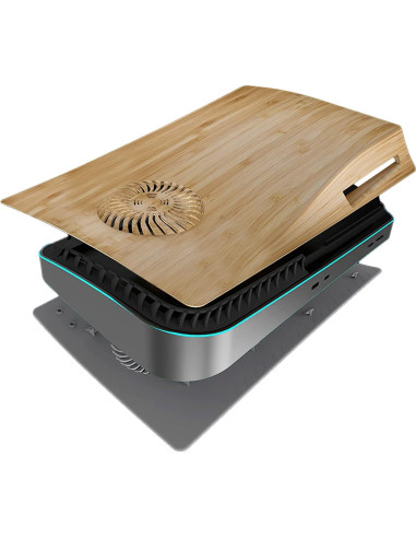 Placas Laterales PS5 IMOFEE Grano de Madera Reemplazo