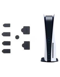 Tapones Antipolvo para PS5 TGDPLUE 7 Piezas Negro