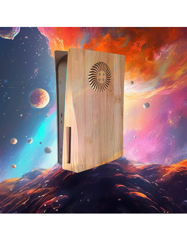 Placas Laterales PS5 IMOFEE Grano de Madera Reemplazo