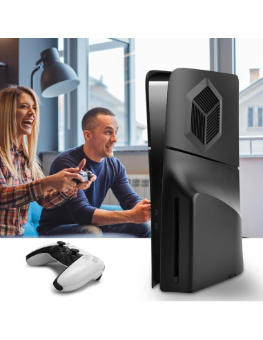 Cubiertas PS5 Slim SIKEMAY Ventiladas Negro 2023