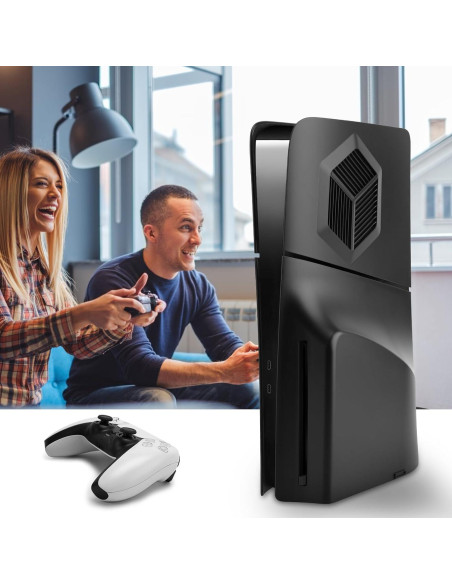 Cubiertas PS5 Slim SIKEMAY Ventiladas Negro 2023